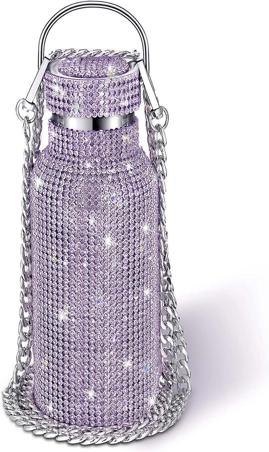 Purple Bling Thermos for Water, Juice Hot Or Cold - 500ML