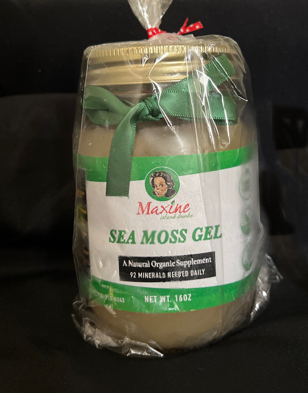 Gold Sea Moss Gel - 16oz – Maxine Island Drinks